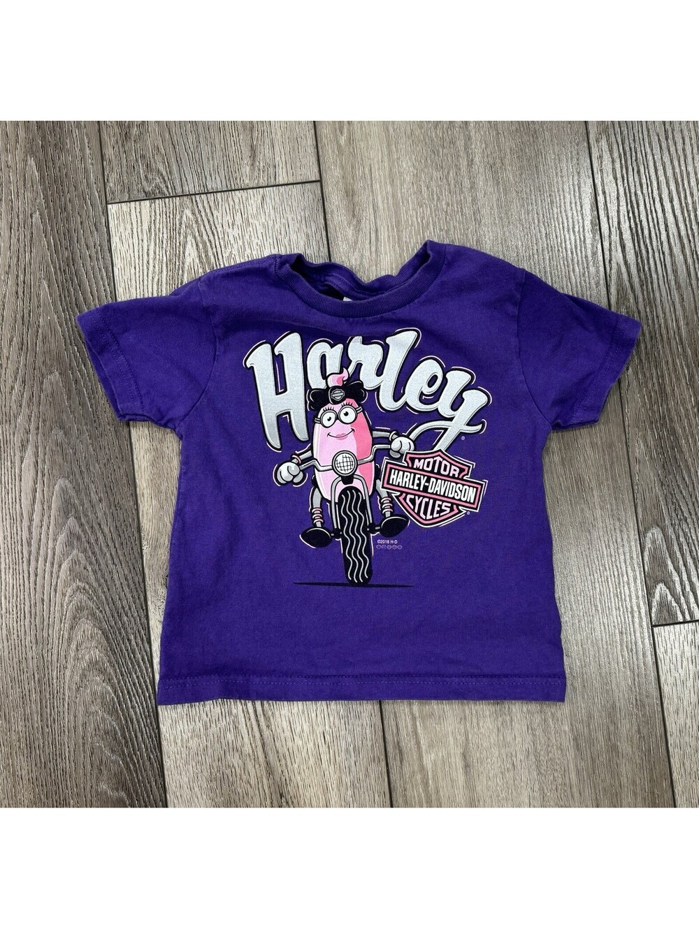 Harley-Davidson Toddler T-Shirt Purple 4T
